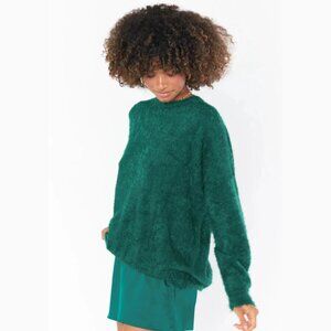 Show Me Your MuMu | Feel Good Sweater in Emerald | Size L